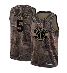 Youth Nike Washington Wizards #5 Juwan Howard Swingman Camo Realtree Collection NBA Jersey