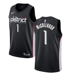 Youth Nike Washington Wizards #1 Chris McCullough Swingman Black NBA Jersey - City Edition