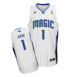 Men's Adidas Orlando Magic #1 Jonathan Isaac Swingman White Home NBA Jersey