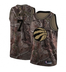 Men's Nike Toronto Raptors #7 Kyle Lowry Swingman Camo Realtree Collection NBA Jersey