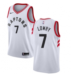 Women's Nike Toronto Raptors #7 Kyle Lowry Swingman White NBA Jersey - Association Edition