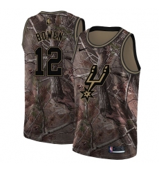 Women's Nike San Antonio Spurs #12 Bruce Bowen Swingman Camo Realtree Collection NBA Jersey