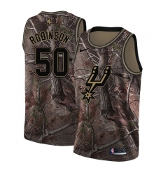 Youth Nike San Antonio Spurs #50 David Robinson Swingman Camo Realtree Collection NBA Jersey