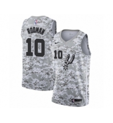 Women's San Antonio Spurs #10 Dennis Rodman White Swingman Jersey - Earned Edition
