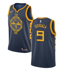 Women's Nike Golden State Warriors #9 Andre Iguodala Swingman Navy Blue NBA Jersey - City Edition
