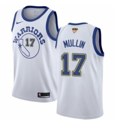 Women's Nike Golden State Warriors #17 Chris Mullin Swingman White Hardwood Classics 2018 NBA Finals Bound NBA Jersey