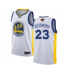 Youth Golden State Warriors #23 Mitch Richmond Swingman White 2019 Basketball Finals Bound Basketball Jersey - Association Edition