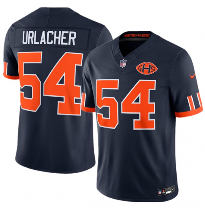 Men's Chicago Bears #54 Brian Urlacher Navy 2026 F.U.S.E. Rivalries Collection Limited Football Stitched Jersey