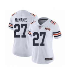 Women's Chicago Bears #27 Sherrick McManis White 100th Season Limited Football Jersey