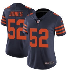 Women's Nike Chicago Bears #52 Christian Jones Navy Blue Alternate Vapor Untouchable Limited Player NFL Jersey
