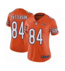 Women's Chicago Bears #87 Tom Waddle Orange Alternate 100th Season Limited Football Jersey
