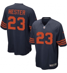 Men's Nike Chicago Bears #23 Devin Hester Game Navy Blue Alternate NFL Jersey