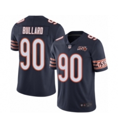 Youth Chicago Bears #90 Jonathan Bullard Navy Blue Team Color 100th Season Limited Football Jersey
