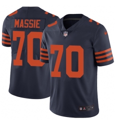 Youth Nike Chicago Bears #70 Bobby Massie Navy Blue Alternate Vapor Untouchable Limited Player NFL Jersey