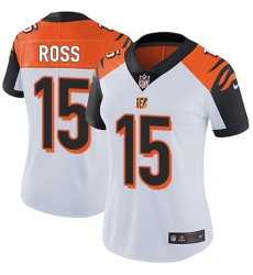 Women's Nike Cincinnati Bengals #15 John Ross Vapor Untouchable Limited White NFL Jersey