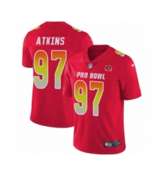 Youth Nike Cincinnati Bengals #97 Geno Atkins Limited Red AFC 2019 Pro Bowl NFL Jersey