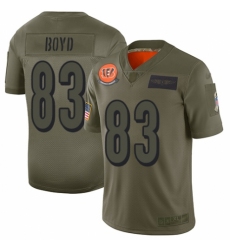 Men's Cincinnati Bengals #83 Tyler Boyd Limited Camo 2019 Salute to Service Football Jersey