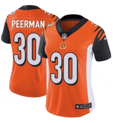 Women's Nike Cincinnati Bengals #30 Cedric Peerman Vapor Untouchable Limited Orange Alternate NFL Jersey