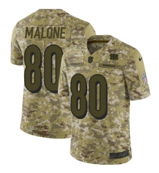 Youth Nike Cincinnati Bengals #80 Josh Malone Limited Camo 2018 Salute to Service NFL Jersey
