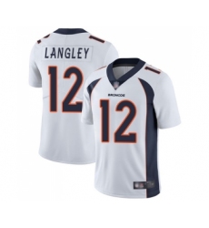 Youth Denver Broncos #12 Brendan Langley White Vapor Untouchable Limited Player Football Jersey