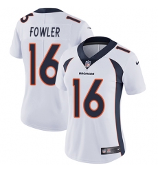 Women's Nike Denver Broncos #16 Bennie Fowler White Vapor Untouchable Limited Player NFL Jersey