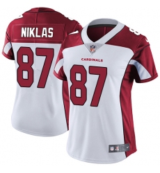 Women's Nike Arizona Cardinals #87 Troy Niklas White Vapor Untouchable Limited Player NFL Jersey