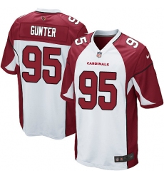 Men's Nike Arizona Cardinals #95 Rodney Gunter Game White NFL Jersey