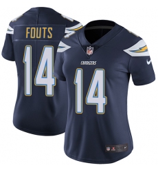 Women's Nike Los Angeles Chargers #14 Dan Fouts Elite Navy Blue Team Color NFL Jersey