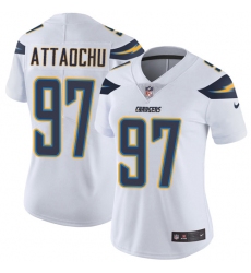 Women's Nike Los Angeles Chargers #97 Jeremiah Attaochu White Vapor Untouchable Limited Player NFL Jersey