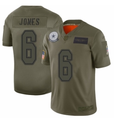 Men's Dallas Cowboys #6 Chris Jones Limited Camo 2019 Salute to Service Football Jersey