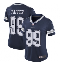 Women's Nike Dallas Cowboys #99 Charles Tapper Navy Blue Team Color Vapor Untouchable Limited Player NFL Jersey