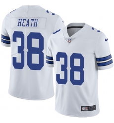 Men's Nike Dallas Cowboys #38 Jeff Heath White Vapor Untouchable Limited Player NFL Jersey