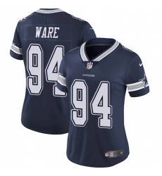 Women's Nike Dallas Cowboys #94 DeMarcus Ware Navy Blue Team Color Vapor Untouchable Limited Player NFL Jersey