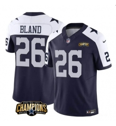 Men's Dallas Cowboys #26 DaRon Bland Navy White 2023 F.U.S.E. NFC East Champions Football Stitched Jersey