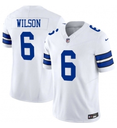 Men's Dallas Cowboys #6 Donovan Wilson White 2025 F.U.S.E Vapor Untouchable Limited Football Stitched Jersey