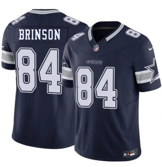 Men's Dallas Cowboys #84 Romello Brinson Navy 2026 F.U.S.E. Vapor Untouchable Limited Stitched Football Jersey