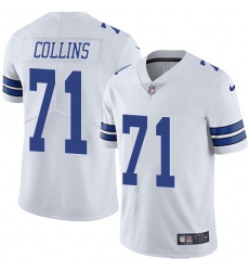 Youth Nike Dallas Cowboys #71 La'el Collins White Vapor Untouchable Limited Player NFL Jersey