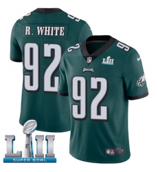 Youth Nike Philadelphia Eagles #92 Reggie White Midnight Green Team Color Vapor Untouchable Limited Player Super Bowl LII NFL Jersey