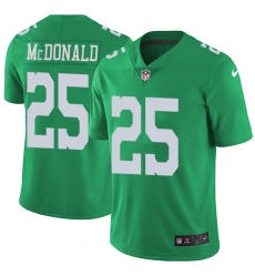 Youth Nike Philadelphia Eagles #25 Tommy McDonald Limited Green Rush Vapor Untouchable NFL Jersey