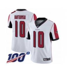 Men's Atlanta Falcons #10 Steve Bartkowski White Vapor Untouchable Limited Player 100th Season Football Jersey