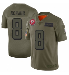 Women's Atlanta Falcons #8 Matt Schaub Limited Camo 2019 Salute to Service Football Jersey