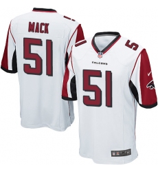 Men's Nike Atlanta Falcons #51 Alex Mack Game White NFL Jersey