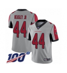 Youth Atlanta Falcons #44 Vic Beasley Limited Silver Inverted Legend 100th Season Football Jersey