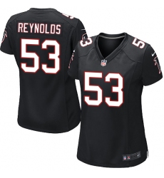 Women's Nike Atlanta Falcons #53 LaRoy Reynolds Game Black Alternate NFL Jersey
