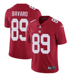 Men's Nike New York Giants #89 Mark Bavaro Red Alternate Vapor Untouchable Limited Player NFL Jersey