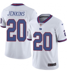 Youth Nike New York Giants #20 Janoris Jenkins Limited White Rush Vapor Untouchable NFL Jersey