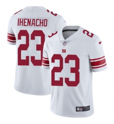 Youth Nike New York Giants #23 Duke Ihenacho White Vapor Untouchable Limited Player NFL Jersey