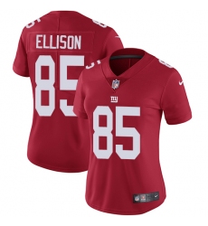 Women's Nike New York Giants #85 Rhett Ellison Red Alternate Vapor Untouchable Limited Player NFL Jersey