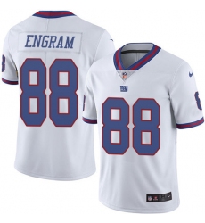 Men's Nike New York Giants #88 Evan Engram Limited White Rush Vapor Untouchable NFL Jersey