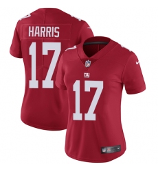 Women's Nike New York Giants #17 Dwayne Harris Red Alternate Vapor Untouchable Limited Player NFL Jersey
